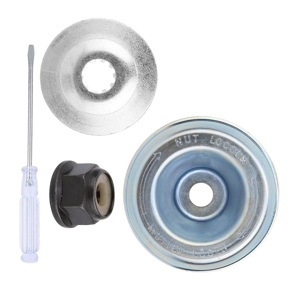 grass trimmer blade attachment