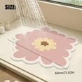 thumbnail image 3 of WHEANG Mat Round Shower Mat Flower Mat For Inside Shower PVC Loofah Bathroom Floor Mat Non Slip Bathmat Mould Shower Mat With Drain Quick Drying, 3 of 5