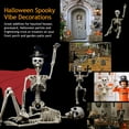 thumbnail image 4 of Halloween Skeleton Life Size Full Body Realistic Posable Movable Jonints for Halloween Party Decoration Décor, 4 of 7