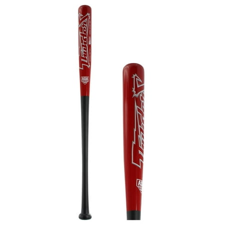 Brett Bros. Thunder Bamboo/Maple Wood Slow Pitch Softball Bat: SST500 Black/Red 34