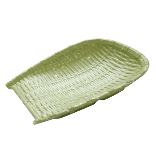 GUOOL Vintage Rattan Cake Basket Green 22cm
