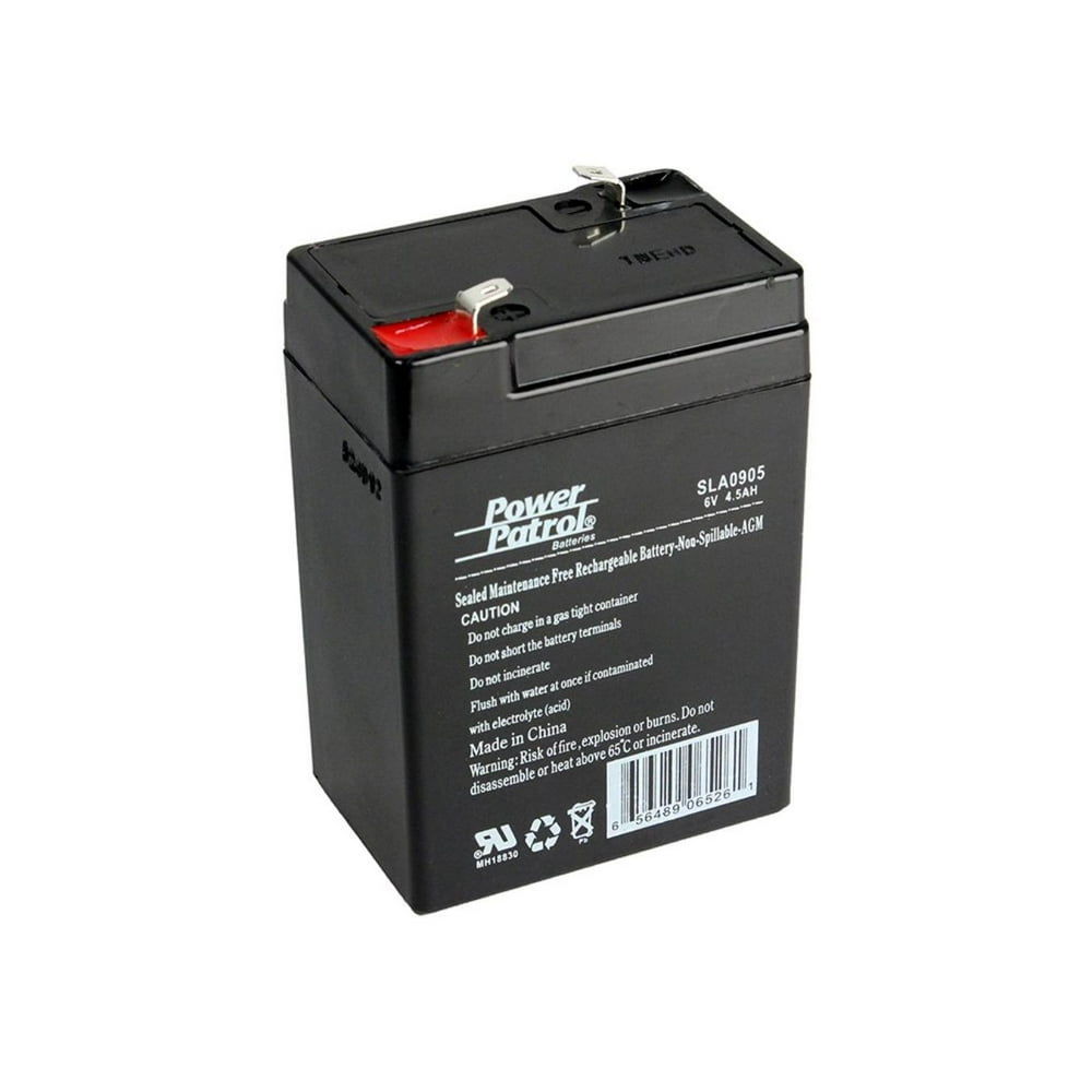 6V 4.5AH Sealed Lead Acid Battery, Volts 6 Volt By Interstate