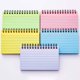 thumbnail image 5 of Libreta pequeña con espiral, agenda, 50 hojas, para oficina, para mujeres y hombres, versión horizontal en color blanco, 5 of 5