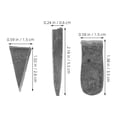 thumbnail image 2 of DRAFIDEEP 6-Piece Dark Grey Woodworking Iron Set for Precision Tapered Tool Care and Crafting Projects, 2 of 8