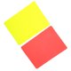 thumbnail image 4 of Tarjetas Rojas y Amarillas, Material de Pvc, Herramienta para Árbitro de fútbol, ​​para partidos de fútbol, 4 of 7