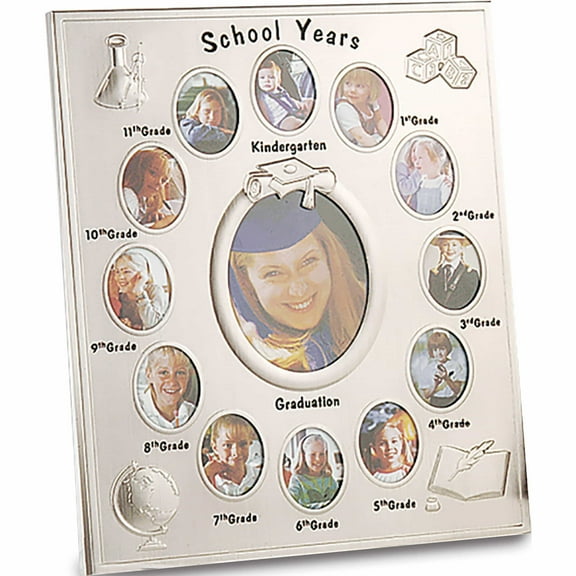 Fashion Silver-Plated School Years Frame (12 X 10) Made In China -Jewelry By Sweet Pea