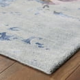 thumbnail image 4 of Style Haven  Make a Splash Wool and Viscose Abstract Hand-tufted Area Rug 5' x 8' 5' x 8' Indoor,Handmade Living Room,Bedroom,Dining Room Grey,Purple, 4 of 5