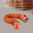thumbnail image 3 of Loyalheartdy Utility Blower 65 m3/h High Velocity Exhaust Axial Hose Fan Low Noise Industrial Ventilator Powerful Floor Blower with 12 Inches 16 FT Duct Hose Ventilation Extraction, 3 of 12