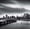 Monochromatic Manhattan, variant on Elephant Stock Monochromatic Manhattan Wall Art - Horizontal Multi Panel Canvas - Living Room Wall Decor - Places Multi Panel - Gray And Black Decor - 80" x 36"