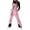 1# Pink, variant on Huankd Women Snow Bibs Overalls Winter Waterproof Ski Bib Pants Snowboarding Insulated Windproof Outdoor Sports Ski Jumpsuits Red L