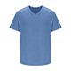 thumbnail image 4 of Pullover de Manga Corta para Hombres de Moda Casual Color Sólido V-Cuello Top Blusas, Poliéster Verano, 4 of 6