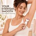 thumbnail image 3 of Electric Razor for Women, 5 in 1 Women’s Electric Shaver, Portable Ladies Shaver, Replaceable Lady Facial Groomer, Cordless Wet and Dry Body Shaver, IPX7 Waterproof & Easy Cleaning, 3 of 9