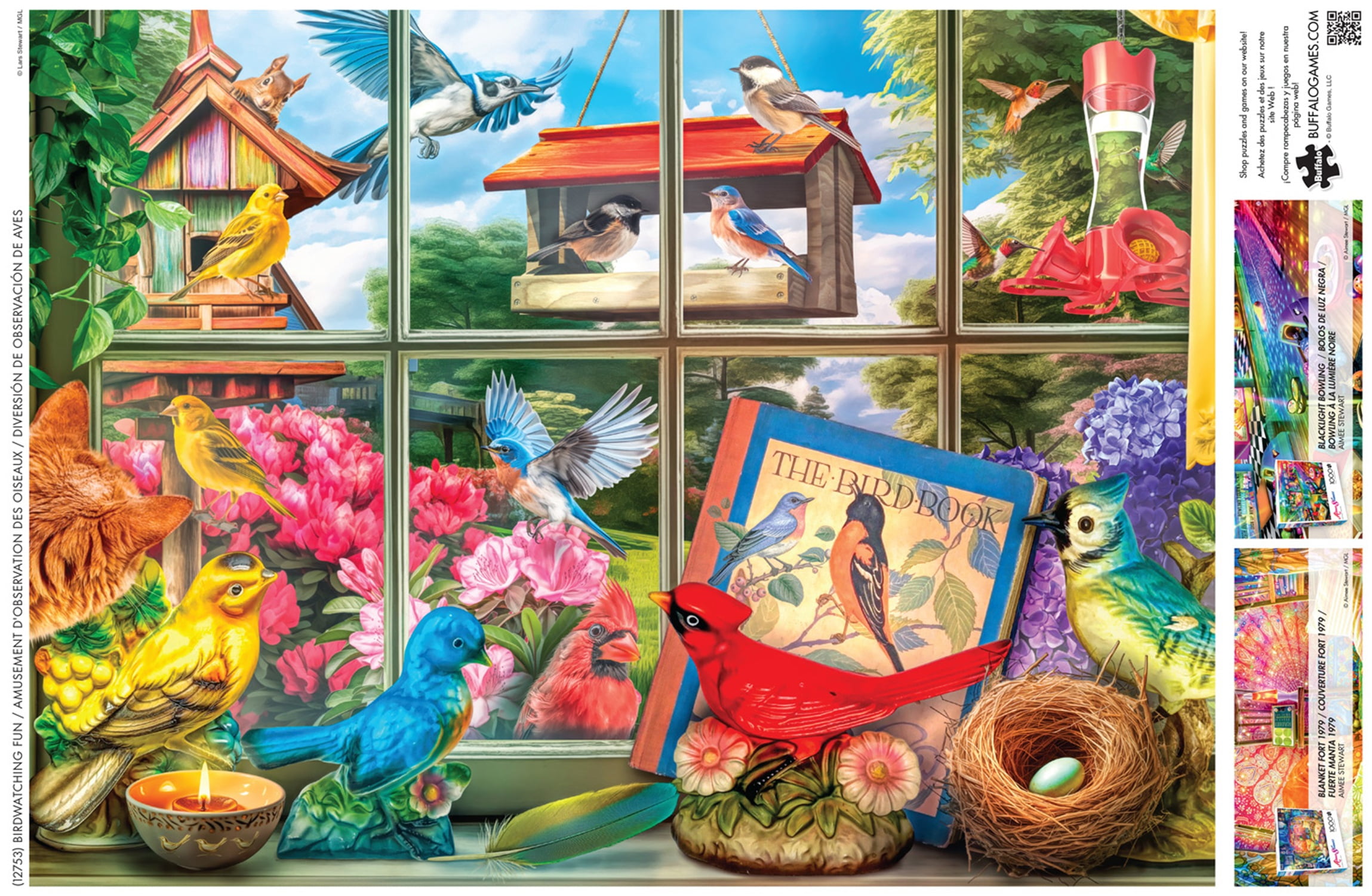 Buffalo Games 1000-Piece Birdwatching Fun Interlocking Jigsaw Puzzle for Adults Ages 14+