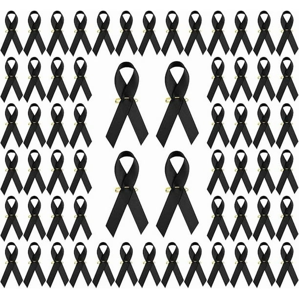 2 00 piezasCinta con imperdibles, alfileres de concienciación sobre el cáncer, broche de cinta para fiestas, eventos, decoración de ropa