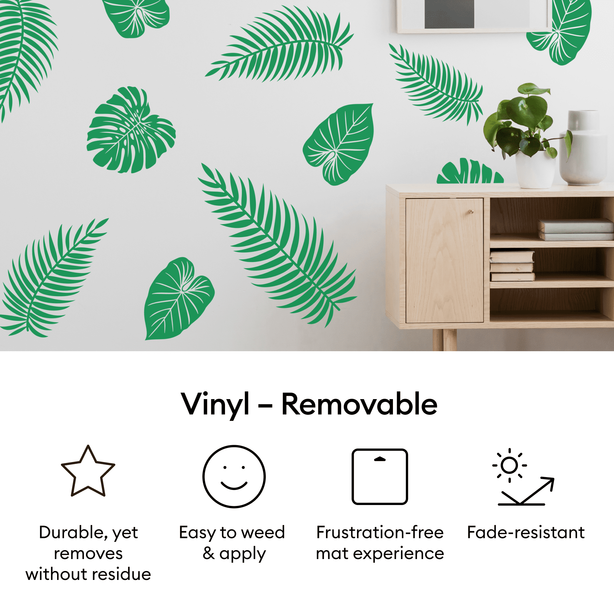 Cricut® Vinyl – Removable (4 ft), Black