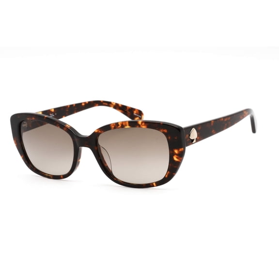 Kate Spade KS KENZIE/G/S Plastic Womens Square Sunglasses Dark Havana 53mm Adult