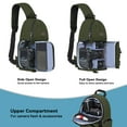 thumbnail image 2 of Mosiso Camera Sling Backpack Bag for DSLR/SLR/Mirrorless Cameras (Canon Nikon Sony Pentax) Waterproof Camera Video Backpack for Photographer, Army Green, 2 of 6