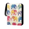 thumbnail image 2 of Game Card Storage Bag Collectible Trading Card Albums The 4-Pocket Card Binder With 50-Page Sleeve Can Hold 400 Game Cards Beautiful Elephant, 2 of 6