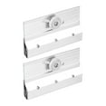 thumbnail image 4 of GROWTH TANK Support Supérieur de Porte de Douche Sans Cadre à Rouleau, Assemblage Robuste, Aluminium Lisse, 2 Pcs, 4 of 9