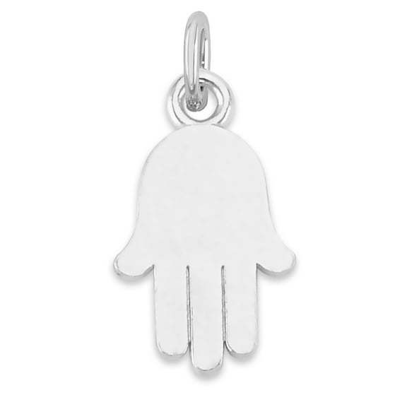 925 Sterling Silver Hamsa Charm - Religious Protection Jewelry Gifts