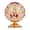 Gold, variant on Suodoka Vintage Metal Globe Ashtray with Lid, Portable Windproof Stamped Pattern Design, Decorative Smoking Ash Holder for Indoor Outdoor Home Office Decor Desktop Ornament, 3.9 inches / 10 cm, Blue