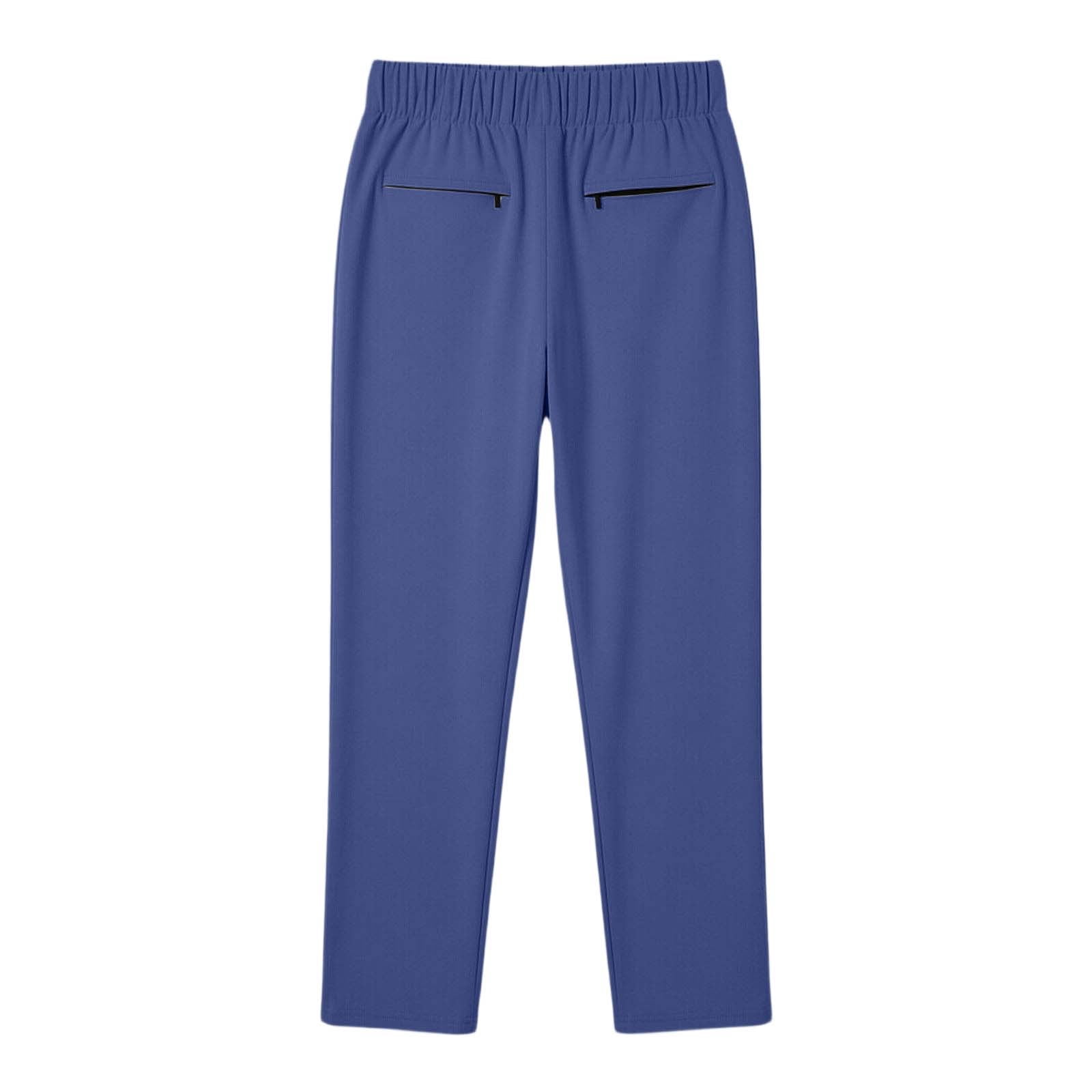 Women's Work Pants Stretchy 7/8 Ankle Dress Pants for Women Business Casual Tapered Slacks for Teacher, Golf, Travel Blue XL