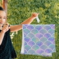 thumbnail image 2 of Rainbow Scales of Mermaid Hand Towels 2 PCS, Watercolor Kitchen Towel Ultra Soft and Highly Absorbent,Decorative Fingertip Face Towel for Bathroom Hotel, 28.3"x14.4", 2 of 4