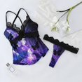 thumbnail image 3 of Conjuntos de Pijama Para Mujer Conjunto de Ropa de Dormir Informal de Moda Conjunto de Chándal de Encaje Estampado Para El Hogar Camis + Traje de Calzoncillos Odeerbi ODB120920, 3 of 4