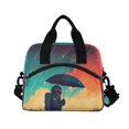 thumbnail image 6 of FORMRS Reusable Lunch Bag for Work School Leakproof Insulated Cooler with Adjustable Shoulder Strap, Astronaut and Sky, 6 of 6