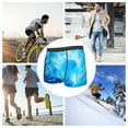 thumbnail image 6 of Kdxio Men's Boxer Briefs with Blue Shell Print - Comfortable and Breathable Underwear for Everyday Wear, 6 of 7