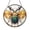 Acrylic 3.5 Inch, variant on Stained Glass Style Stag Beetle Suncatcher, Decorative Insect Window Hanging for Natural and Gothic Themed Decor