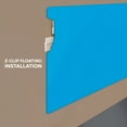 thumbnail image 2 of Floating Blue Magnetic Glass Board 36" X 48" Inches Eased Corners, 2 of 4