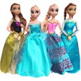 thumbnail image 1 of 13 piezas de ropa para muñeca Barbie de 30cm, Blancanieves, pelo largo, Bella Durmiente, vestido de cola de pez, vestido de Cenicienta (aleatorio), 1 of 5