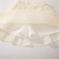 thumbnail image 6 of Tfken Girls Soft Skirts Daily Wear Soft Holiday Casual Tulle Skirt With Lined Shorts Flowy Fashion Children Classic Clothes Size 4-5 Years, 6 of 7