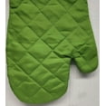 thumbnail image 2 of 2Pc Fabric Kitchen Set: Pot Holder (7"X7") & Oven Mitt (12") Green Color,Cb, 2 of 5