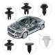 thumbnail image 4 of 100 Piezas De Clips De Sujetador De Automóviles Híbridos De Empuje Automático De Fijación Remaches Soportes De Ajuste Parachoques Kits, 4 of 4