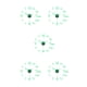 thumbnail image 1 of Calcomanías autoadhesivas de bricolaje Methold reloj de pared luminoso sin marco Type2 NO2, 1 of 6