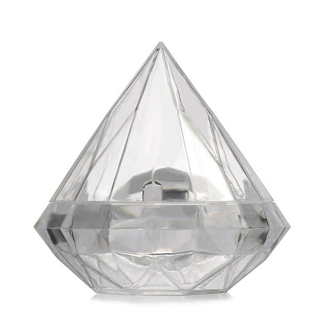 Candy Box Transparent Diamond Wedding Favor Party Supplies Clear Plastic Creative Container Home Gift Boxes