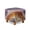 Marble Print Golden Violet, variant on SCRAWLGOD Wolf Butterfly Starry Sky Print Violet Ottoman Cover, Soft Square Footstool Cushion with Non Slip Bottom Thick Furniture Protection Universal Fit for Most Footrest Sofa