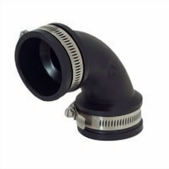 Fernco Schedule 40 1-1/2 in. Hub x 1-1/2 in. Dia. Hub PVC Elbow