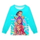 thumbnail image 3 of Moonsky Pijama estampado de pop Hunter, conjuntos de top y pantalón de dos piezas con estampado gráfico de Rumi, Mira y Zoey para niñas y niños Azul claro 160, 3 of 4