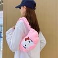 thumbnail image 4 of Bolso de felpa Kawaii Sanrio para mujer, Hello Kitty, My Melody, bolso cruzado, paquete Cinnamoroll, regalo de cumpleaños para niña, 4 of 4