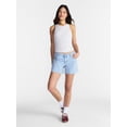thumbnail image 2 of No Boundaries Ribbed High Neck Tank Top, Women's XXS-XXL, 2 of 5