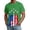 43# Green, variant on Mens American Flag Shirts 4th of July T-Shirt USA Flag Patriotic Short Sleeve Memorial Day Tops 1776-2026 Print Tees Black XXL
