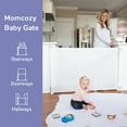 Momcozy Retractable Baby Gate,Mesh Baby Safety Gate, Pet Gate, 33" X 55