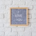 thumbnail image 4 of OULII 2Pcs White Plastic Letters for Poster Board Creative Changeable Letter Board Sign for Home Decoration, 4 of 8