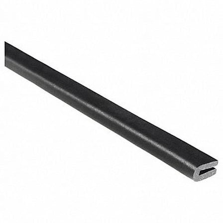 Trim-Lok Rubber Edge Trim,25ft L,Black,3/16in W X2008-25