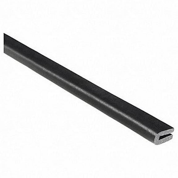 Trim-Lok Rubber Edge Trim,10ft L,Black,3/16in W X2008-10