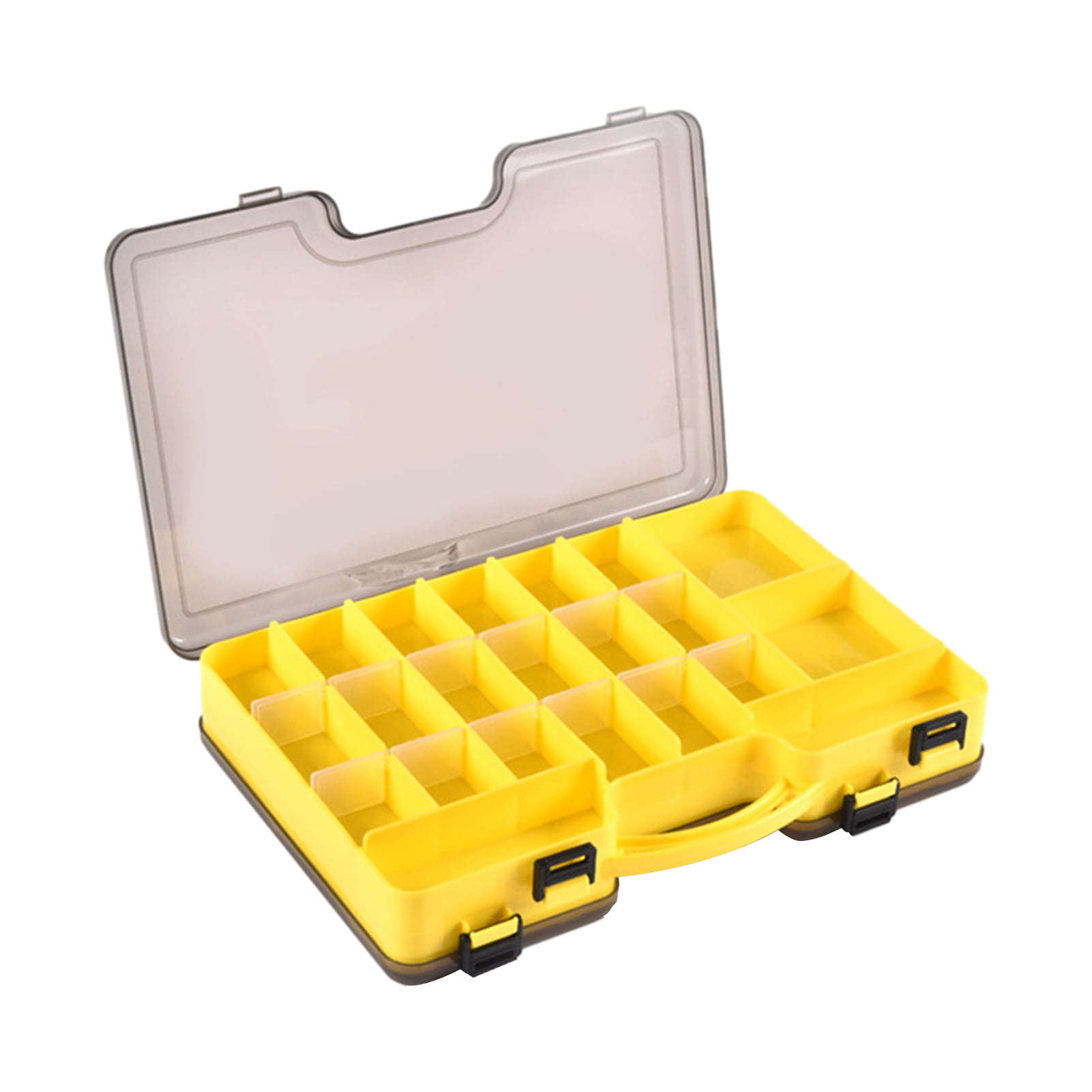 Details about   18 Compartments Float Rig Lure Fishing Tackle Box Tray Tough Box Adjustable Case 