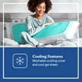 Sealy Essentials Cooling Gel Memory Foam Pillow, Adult, 2 Pack